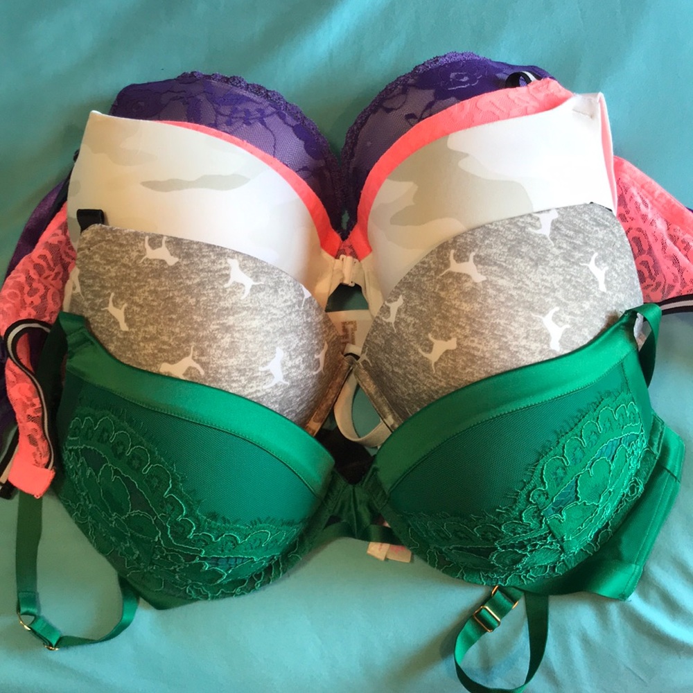 Five 36D bras